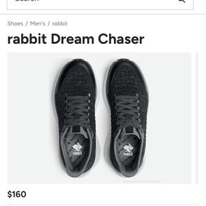 Rabbit Dream Chaser Men's Athletic Shoes in Black